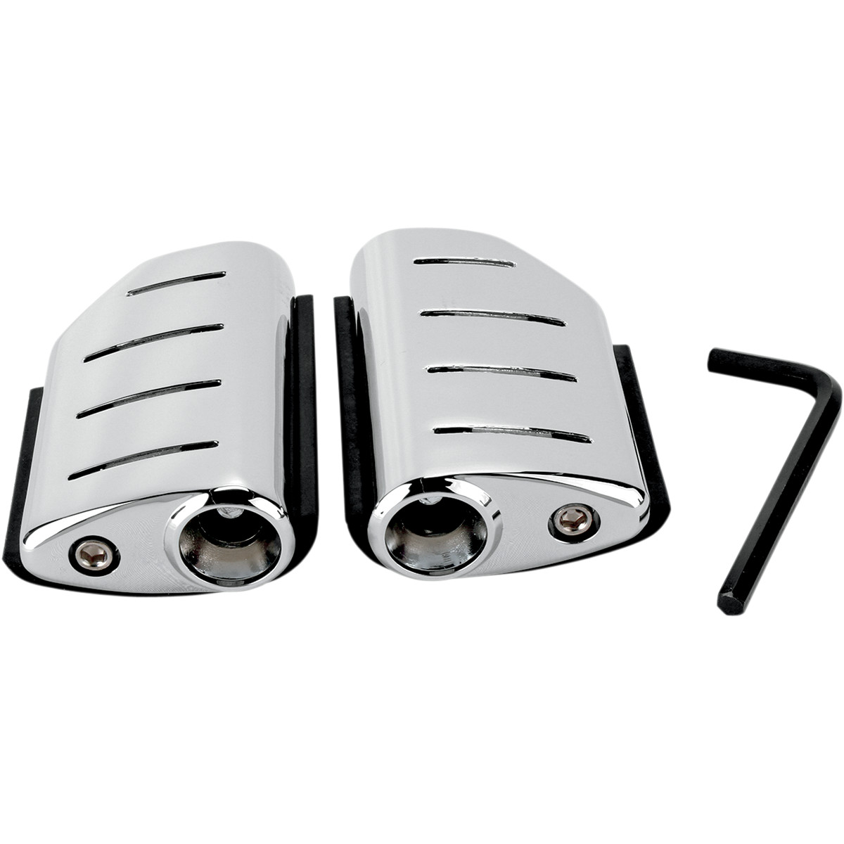 Kuryakyn Trident Dually Iso Pegs Without Male Mount Adapters In Chrome