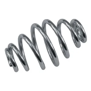 Doss Chrome Solo Seat Tapered Spring 4 Inches Long (05-302A)