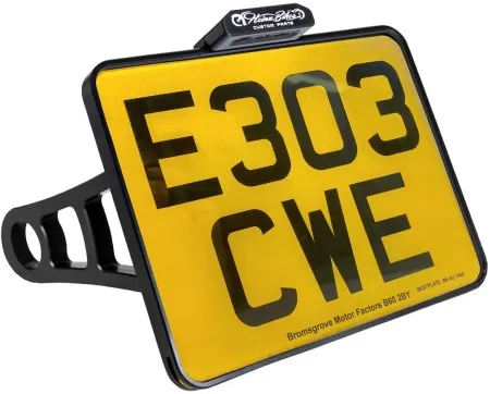 Heinz Bikes Side Mount UK License Plate Holder For 2006-2017 Dyna Models (HBSKZ-FX-UK)