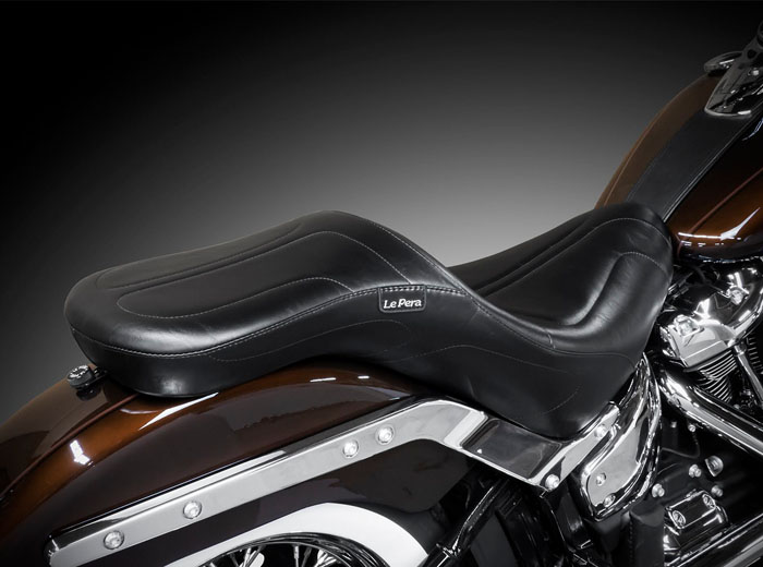 Le Pera Maverick Daddy Long Legs Seat For Harley Davidson 2018 2021 Softail Deluxe Flde