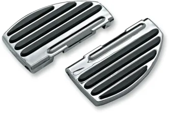 Kuryakyn Passenger ISO-Boards For Harley Davidson Motorcycles In Chrome Finish (7906)