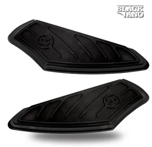 Performance Machine Rider Contour Floorboards in Black Finish For Harley Davidson 1984-2017 Models (0036-1000-B)