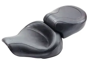 Mustang Wide Touring Seat With 15 Inches Front Width And 12 Inches Rear Width For Harley Davidson 1996-2003 FXDWG Only Motorcycles (75415)