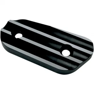 Joker Machine Finned Inspection Cover In Black & Silver Finish For Harley Davidson 2004-2020 Sportster Models (10-664B)