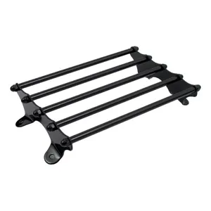 Paughco Old Style Black Steel Luggage Rack (ARM298009)