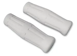 Joker Machine Custom Rubber Radial Grips In White (03-61W)