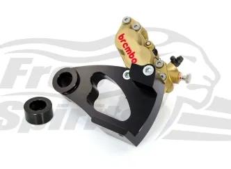 Free Spirits Rear 4 Piston Caliper In Gold For Harley Davidson 2014-2015 XG 750 Street Models (205501)