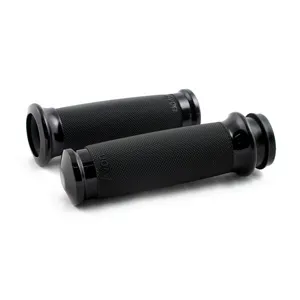 Avon Performance Custom Contour Grips In Black For 2008-2023 Harley Davidson Electronic Throttle Models (CC-86-ANO-FLY)