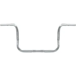 Wild 1 Bagger Ape Hanger Bars With 10 Inch Rise In Chrome Finish For Harley Davidson 1989-2024 Electra Glide & 2008-2023 Street Glide With Batwing Fairing (WO578)