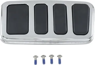 Kuryakyn ISO-Extended Brake Pedal Pad For Harley Davidson FL Motorcycles In Chrome Finish (4456)