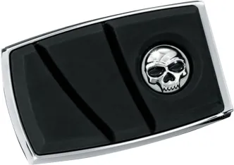 Kuryakyn Zombie Brake Pedal Pad For Harley Davidson FL Motorcycles In Chrome Finish (4406)