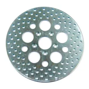 DOSS Rear Drilled Brake Rotor For Harley Davidson 1992-1999 Big Twin & XL Sportster Models (Excl. all FLT) (ARM060329)