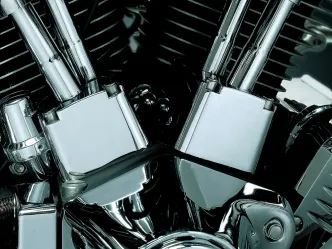 Kuryakyn Tappet Block Covers In Chrome Finish For Harley Davidson 1984-1999 EVO Big Twins (8123)