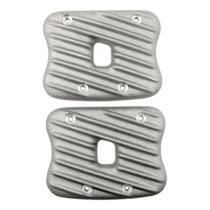 EMD Ribster Rocker Box Covers In Raw Finish For Harley Davidson 1986-2003 XL Sportster Models (RCXL/R/R)