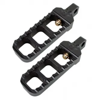 Joker Machine Black Narrow Serrated Footpegs (08-61-1B)