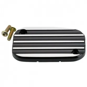 Joker Machine Finned Black Hydraulic Clutch Master Cylinder Cover FL, V-Rod (08-005B)