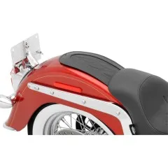 Drag Specialties Fender Skin With Flame Stitch Automotive-Grade Vinyl Center For 2000-2010 FXST, 2000-2006 FLST (1405-0149)