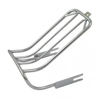 DOSS Bobbed Fender Luggage Rack In Chrome For 00-05 FXST/B/S Models (ARM117249)