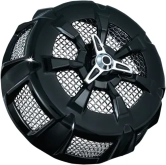 Kuryakyn Alley Cat Air Cleaner Cover In Gloss Black (9438)