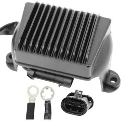 Drag Specialties Solid-State Regulator in Black For Harley Davidson 2002-2003 Touring Motorcycles (2112-0790)