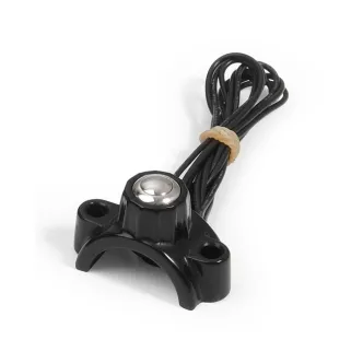 Kustom Tech Clamp With Micro Switch In Black Aluminium For 1 Inch Deluxe Line And Classic Line (20-383)