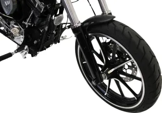 Cult Werk Front Fender Custom V2 in Gloss Black Finish For 2013-2017 Softail FXSBE Breakout Models (HD-BRO004)