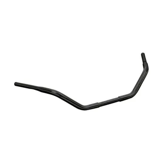 Highway Hawk Fat Custom Handlebars 1-1/4 Inch Diameter (1 Inch Clamp) in Black Finish 1982-2022 Harley Davidson Models (Excl. All E-Throttle) (55-502B)