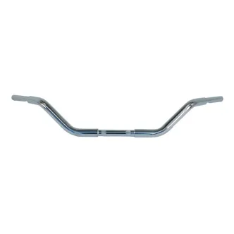 Highway Hawk Fat Custom Handlebars 1-1/4 Inch Diameter In Chrome Finish For 1982-2022 Harley Davidson Models (Excl. All E-Throttle)  (55-502)