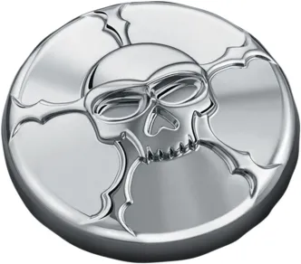 Kuryakyn Zombie Gas Cap In Chrome Finish For Harley Davidson 1982-2020 Motorcycles (7358)