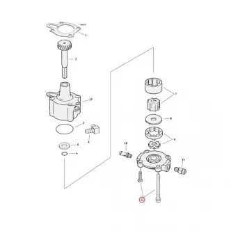 Gardner Westcott Oil Pump Mount Kit, Allen in Chrome Finish For 1991-2017 XL (Excluding 2008-2012 XR1200) Models (ARM295015)