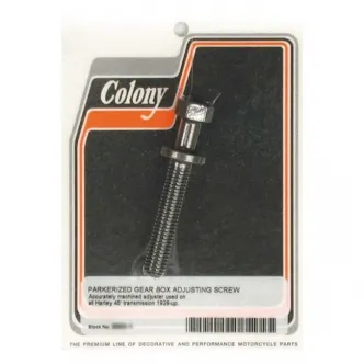 Colony Transmission Adjuster Bolt in Black Parkerized For 1929-1973 All 45 Inch SV Models (ARM417989)