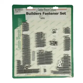 Gardner Westcott Builders Fasteners Set in Chrome Allen Finish For 2009-2016 Touring (Excluding Hydraulic Actuated Clutch Models) Models (ARM888579)