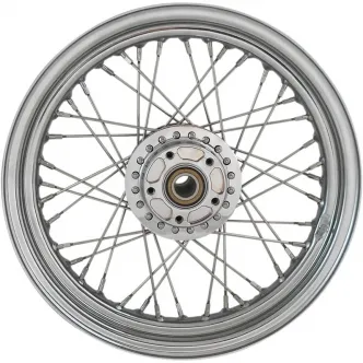 Drag Specialties Replacement Laced Front Wheel 19 x 2.5 Inch For 2011-2020 XL (Without ABS) Dual Disc Models (64561D)