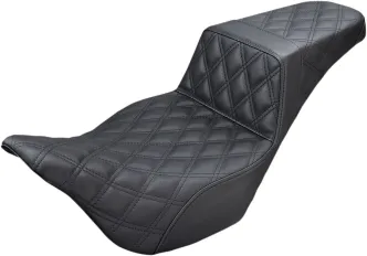 Saddlemen Seat Step Up LS Front Lattice in Black For 2008-2023 Harley Davidson FLHR, FLHT, FLHX & FLTR Touring Models (808-07B-175)