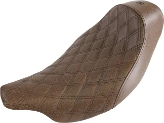 Saddlemen Renegade LS Solo Seat in Brown For 2008-2023 Harley Davidson FLHR, FLHT, FLHX & FLTR Touring Models (808-07B-002BLS)