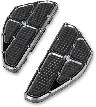 Roland Sands Design Passenger Floorboard, Traction in Contrast Cut Finish For 1984-2018 FLH, 1984-2017 FLST, 1984-2017 FLS, 2012-2016 FLD Models (0036-1013-BM)