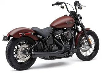 Cobra El Diablo 2-Into-1 in Black Finish For 2018-2024 Softail (Excluding FLFB, FLBR/S, FLHC, FLHCS, FXFBS) Models (6478B)