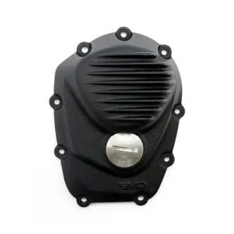 EMD Ribbed Cam Cover in Black Finish For 2017-2020 Touring, 2018-2020 Softail Models (CCM8/R/B)