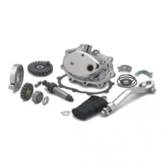 Doss 4-Speed Kickstart Kit In Chrome Finish For 1936-1986 FL, FX Models (ARM044605)