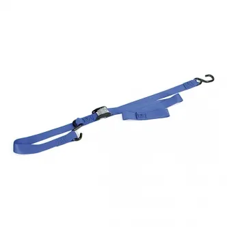 Ancra Integra Soft-Tie Big Bike Cam Buckle Straps (With Integrated Soft-Hooks) In Blue (ARM505235)