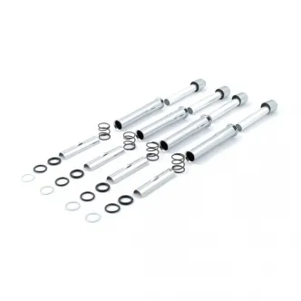 Doss Complete Pushrod Cover Kit For 84-99 Evo B.T In Chrome (ARM394019)