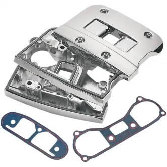 Drag Specialties Rocker Box Cover Kit For 84-91 Evo Big Twin In Chrome (33-0082A-BXLB2)