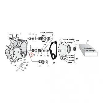 DOSS Drive Gear, Oil Pump. 6 Tooth On Pinion Shaft For 1973-1989 B.T. Models (ARM532405)