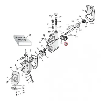 Jims Return Gear, Idle Oil Pump For 1968-1999 B.T. (Excluding TC) Models (26317-68A)