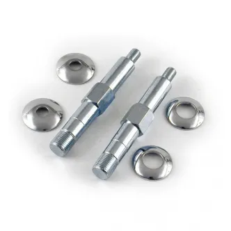 Doss Upper Shock Stud Kit For 2 Shocks in Zinc Finish For 1958-1966 FL Models (ARM100549)