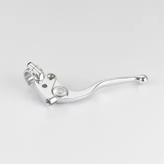 Kustom Tech Grimeca Clutch Lever Assembly For 7/8 Inch Handlebars In Polished Finish (20-221)