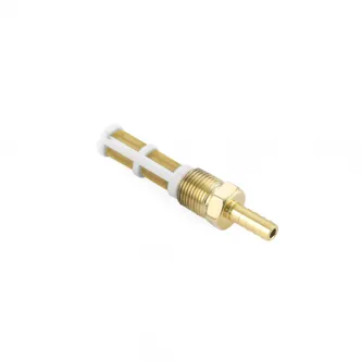 Kustom Tech Brass 3/8'' NPT Custom Fuel Line Adapter In Polished Finish (11-030)