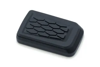 Kuryakyn Hex Brake Pedal Pad In Satin Black Finish For Harley-Davidson FX & XG Motorcycles (5917)