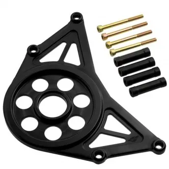 Joker Machine Pulley Cover in Black Finish For 2015-2019 Indian Scout Models (30-800-1)