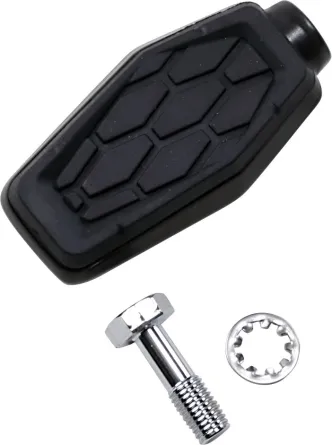 Kuryakyn Hex Shift Peg In Satin Black Finish For All Harley Davidson Motorcycles With Shift Levers (Except 2004-2020 Sportsters with Mid Controls) (5911)